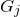 upper G Subscript j
