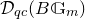 script upper D Subscript q c Baseline left parenthesis upper B double struck upper G Subscript m Baseline right parenthesis