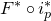 upper F Superscript asterisk Baseline ring i Subscript p Superscript asterisk