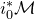 i 0 Superscript asterisk Baseline script upper M