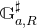 double struck upper G Subscript a comma upper R Superscript normal ♯
