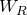 upper W Subscript upper R