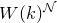 upper W left parenthesis k right parenthesis Superscript script upper N