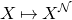 upper X right arrow from bar upper X Superscript script upper N