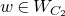 w element of upper W Subscript upper C 2