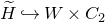 upper H overtilde right arrow with hook upper W times upper C 2