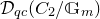 script upper D Subscript q c Baseline left parenthesis upper C 2 divided by double struck upper G Subscript m Baseline right parenthesis
