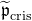 German p overtilde Subscript normal c normal r normal i normal s
