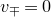 v Subscript minus or plus Baseline equals 0