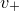 v Subscript plus
