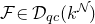 script upper F element of script upper D Subscript q c Baseline left parenthesis k Superscript script upper N Baseline right parenthesis