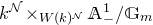 k Superscript script upper N Baseline times Subscript upper W left parenthesis k right parenthesis Sub Superscript script upper N Baseline double struck upper A Subscript minus Superscript 1 Baseline divided by double struck upper G Subscript m