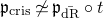 German p Subscript normal c normal r normal i normal s Baseline not asymptotically equals German p Subscript ModifyingAbove normal d normal upper R With bar Baseline ring t