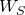 upper W Subscript upper S