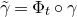 gamma overtilde equals normal upper Phi Subscript t Baseline ring gamma