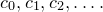 c 0 comma c 1 comma c 2 comma ellipsis period