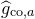 ModifyingAbove g With caret Subscript normal c normal o comma a