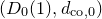 left parenthesis upper D 0 left parenthesis 1 right parenthesis comma d Subscript normal c normal o comma 0 Baseline right parenthesis