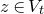 z element of upper V Subscript t