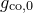 g Subscript normal c normal o comma 0