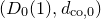 left parenthesis upper D 0 left parenthesis 1 right parenthesis comma d Subscript normal c normal o comma 0 Baseline right parenthesis