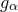 g Subscript alpha