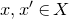 x comma x prime element of upper X