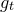 g Subscript t