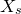 upper X Subscript s