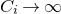 upper C Subscript i Baseline right arrow normal infinity