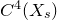 upper C Superscript 4 Baseline left parenthesis upper X Subscript s Baseline right parenthesis