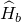 ModifyingAbove upper H With caret Subscript b