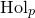 Hol Subscript p