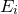upper E Subscript i