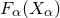 upper F Subscript alpha Baseline left parenthesis upper X Subscript alpha Baseline right parenthesis