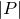 StartAbsoluteValue upper P EndAbsoluteValue