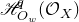 script upper H Subscript upper O Sub Subscript w Superscript q Baseline left parenthesis script upper O Subscript upper X Baseline right parenthesis