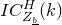 upper I upper C Subscript upper Z Sub Subscript b underbar Superscript upper H Baseline left parenthesis k right parenthesis