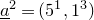 a underbar squared equals left parenthesis 5 Superscript 1 Baseline comma 1 cubed right parenthesis