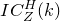 upper I upper C Subscript upper Z Superscript upper H Baseline left parenthesis k right parenthesis
