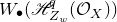 upper W Subscript bullet Baseline left parenthesis script upper H Subscript upper Z Sub Subscript w Subscript Superscript q Baseline left parenthesis script upper O Subscript upper X Baseline right parenthesis right parenthesis