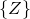 StartSet upper Z EndSet
