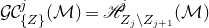 script upper G script upper C Subscript StartSet upper Z EndSet Superscript j Baseline left parenthesis script upper M right parenthesis equals script upper H Subscript upper Z Sub Subscript j Subscript minus upper Z Sub Subscript j plus 1 Superscript j Baseline left parenthesis script upper M right parenthesis