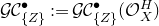 script upper G script upper C Subscript StartSet upper Z EndSet Superscript bullet Baseline colon equals script upper G script upper C Subscript StartSet upper Z EndSet Superscript bullet Baseline left parenthesis script upper O Subscript upper X Superscript upper H Baseline right parenthesis