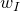 w Subscript upper I