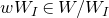 w upper W Subscript upper I element of upper W divided by upper W Subscript upper I