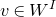 v element of upper W Superscript upper I