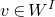 v element of upper W Superscript upper I