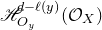 script upper H Subscript upper O Sub Subscript y Superscript d minus script l left parenthesis y right parenthesis Baseline left parenthesis script upper O Subscript upper X Baseline right parenthesis