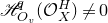 script upper H Subscript upper O Sub Subscript v Superscript q Baseline left parenthesis script upper O Subscript upper X Superscript upper H Baseline right parenthesis not equals 0
